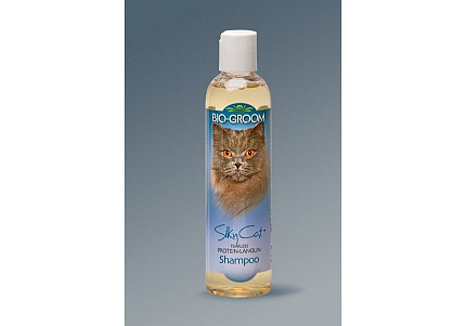 Bio-Groom Silky Cat Shampoo Шампунь-кондиционер для кошек с протеином и ланолином 237 мл