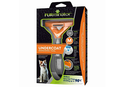 FURminator Medium Dog Long Hair Фурминатор для собак Средних пород с Длинной шерстью 1 шт
