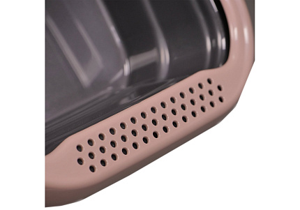 MPS Nella МПС туалет-лоток с бортом 58x37,5x18 см Мокко