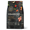 Беззерновой корм с живыми пробиотиками GRANDORF Fresh ADULT Turkey & Sweet Potato (Свежее мясо индейки с бататом для кошек) 400 г