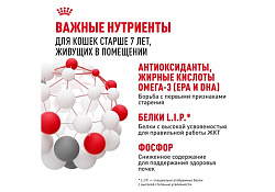 Royal Canin Indoor 7+ Sause Влажный корм (Консервы-Паучи) Роял Канин Индор для Стерилизованных Пожилых кошек старше 7 лет Живущих в помещении в Соусе (цена за упаковку) 85г х 28шт