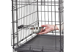 MidWest Snapy Fit Stainless Steel Миска Мидвест для клеток и вольеров Нержавеющая сталь 300 мл