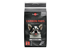 Tamachi Carbon Pads Подстилки пеленки Тамачи для животных Черные с угольным волокном 40х60см 15шт