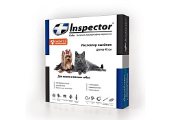 Inspector Collar Ошейник Инспектор против Внешних и Внутренних паразитов для кошек и Мелких собак 40 см