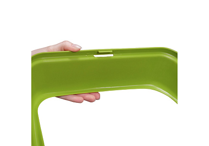 MPS Virgo МПС туалет-лоток с рамкой Цвета: серый с салатовым бортом, серый с голубым бортом (указывайте цвет в комментарии к заказу) 52х39х20 см