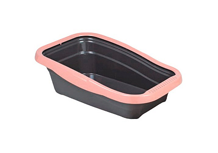 MPS Nella МПС туалет-лоток с бортом 58x37,5x18 см Мокко