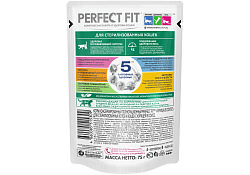 Perfect Fit Sterile Паучи Перфект Фит для Стерилизованных котов и кошек Курица в соусе (цена за упаковку) 75г х 28шт