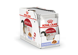 Royal Canin Instinctive Jelly Влажный корм (Консервы-Паучи) Роял Канин Инстинктив для Взрослых кошек старше 1 года в Желе (цена за упаковку) 85г х 28шт