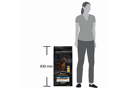 PRO PLAN OPTI BALANCE Сухой корм ПРО ПЛАН для взрослых собак крупных пород с атлетическим телосложением с курицей 14 кг