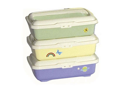 Marchioro Goa Марчиоро туалет с бортом Цвета "пастель": светло-зеленый, мимоза, сирень (указывайте цвет в комментарии к заказу) 1С 37х27х12 см