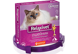 Relaxivet Ошейник Успокоительный Релаксивет для кошек и собак Мелких пород при Стрессах Страхах и Возбуждении 40 см