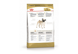 Royal Canin Breed dog Pug Adult Сухой корм Роял Канин для взрослых собак породы Мопс старше 10 месяцев 1,5 кг Royal Canin Breed dog Pug Adult Сухой корм Роял Канин для взрослых собак породы Мопс старше 10 месяцев 1,5 кг