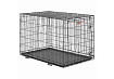 MidWest iCrate Dog Crate Клетка Мидвест 1 дверь Черная 48")122х76х84h см