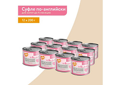 Мнямс Delicatesse Starter Влажный корм Консервы для Котят Суфле по-английски Индейка (цена за упаковку) 200г х 12шт