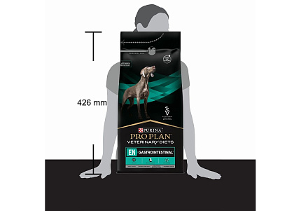 PRO PLAN VETERINARY DIETS EN GASTROINTESTINAL Сухой корм ПРО ПЛАН Ветеринарная диета для щенков и взрослых собак при расстройствах пищеварения и экзокринной недостаточности поджелудочной железы 1,5 кг