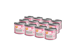 Мнямс Delicatesse Starter Влажный корм Консервы для Котят Суфле по-английски Индейка (цена за упаковку) 200г х 12шт