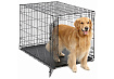 MidWest iCrate Dog Crate Клетка Мидвест 1 дверь Черная 42")106х71х76h см