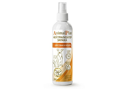 Animal Play Спрей Энимал Плей для собак и кошек зоогигиенический Нейтрализатор запаха 200 мл