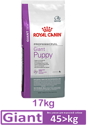 Сухой корм Royal Canin Giant Puppy PRO для щенков крупных пород 17 кг