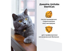 Unitabs SterilCat paste с Q10 Витаминно-минеральная паста Юнитабс для Стерилизованных кошек и Кастрированных котов 120 мл