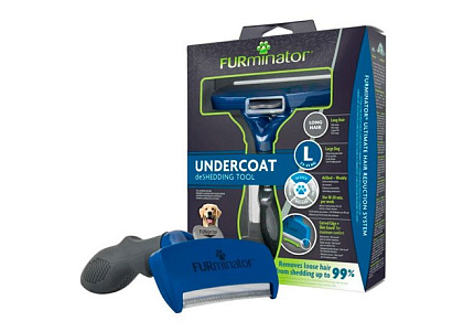 FURminator L Large Dog Long Hair Фурминатор для собак Крупных пород с Длинной шерстью 1 шт