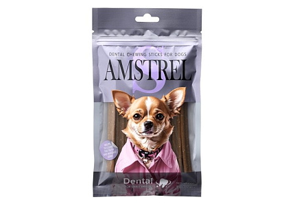 Amstrel Dental Лакомство Амстрел жевательное для собак мелких Breeds S 150 г