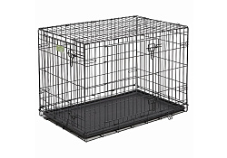 MidWest iCrate Double Door Dog Crate Клетка Мидвест 2 двери Черная 36")91х58х64h см