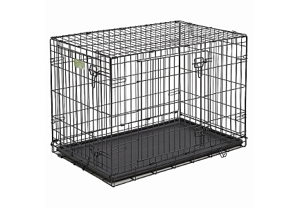 MidWest iCrate Double Door Dog Crate Клетка Мидвест 2 двери Черная 36")91х58х64h см