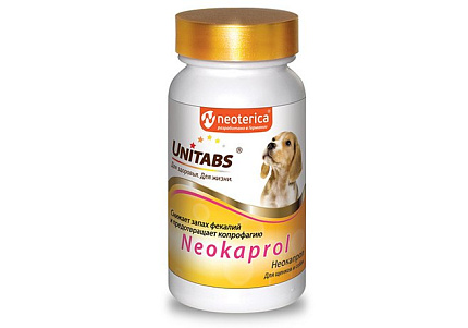 Unitabs Neokaprol Кормовая добавка Юнитабс для щенков и собак 100 таб