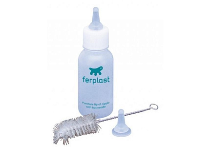 ferplast Бутылка PA 5502 с соской и ершиком (маленькая) 1 шт