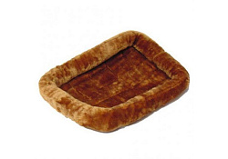 MidWest Quiet Time Pet Bed Лежанка Мидвест Меховая Коричневая 24") 61х46 см