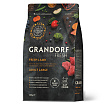Беззерновой корм с живыми пробиотиками GRANDORF Fresh LARGE Lamb & Sweet Potato (Свежее мясо ягненка с бататом для крупных кошек) 400 г