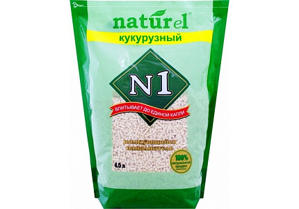 Наполнитель №1 Naturel Кукурузный Комкующийся 17,5 л