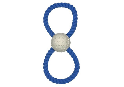 Просто Космос Мяч на верёвке "Галактика" лунный бежевый 30 см