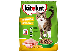 Kitekat Китикет Сухой корм для кошек Аппетитная Курочка 350 г